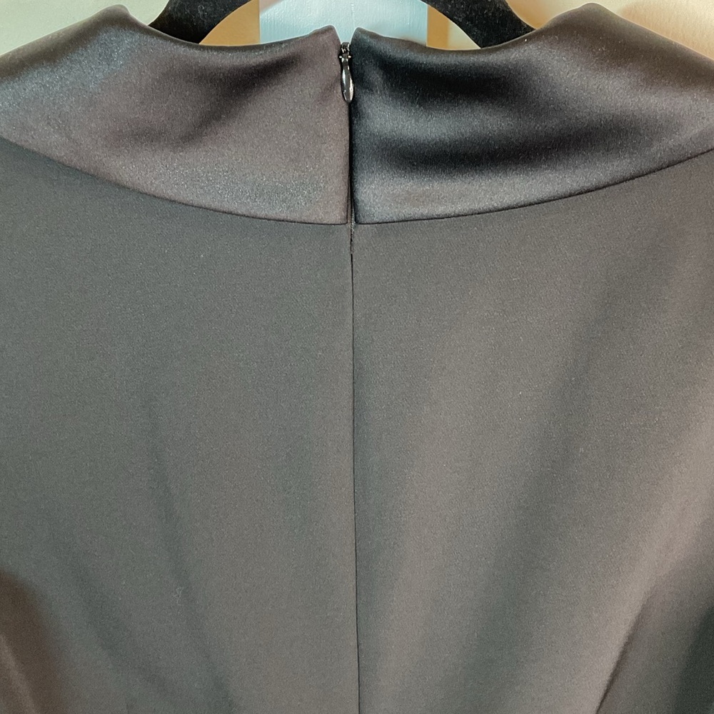 Eliza J Sheer Sleeve Black Jumpsuit (8) - Picture 9 of 13